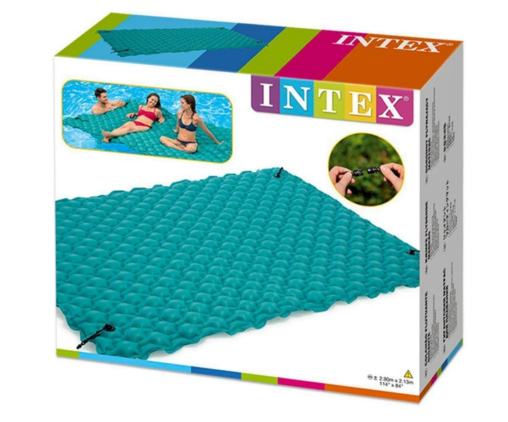 Пляжный надувной матрас Intex 56841 «Гигант», 290 х 213 см – низкие ...