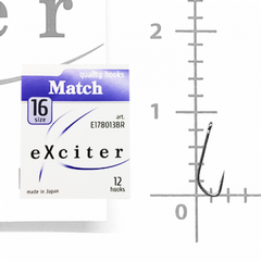 Гачок eXciter model Match № 16 (12 hooks) - зображення 2