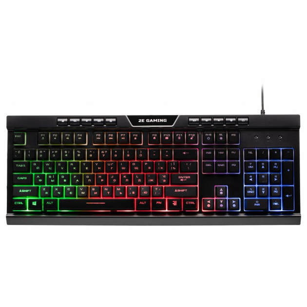 Клавиатура 2E GAMING KG300 LED USB Black (2E-KG300UB) - изображение 1