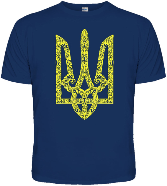 Футболка Rockway Тризуб - Слава Україні! Героям Слава! (синя футболка ...
