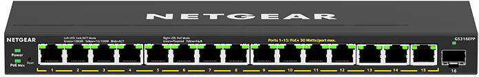 Комутатор Netgear GS316EPP (GS316EPP-100PES) - зображення 3