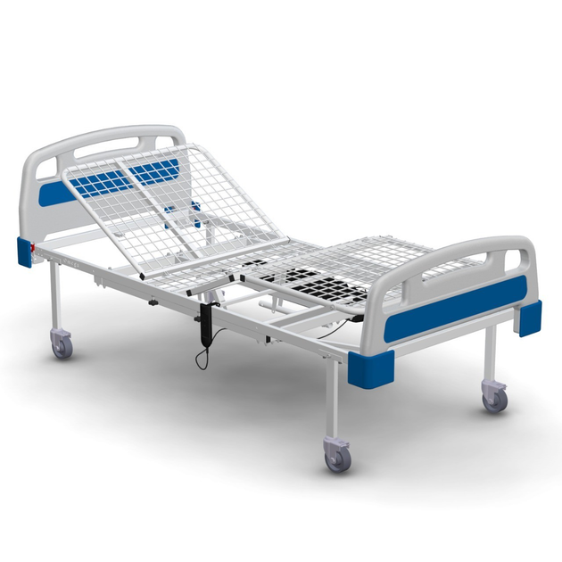 Ліжко для лежачого хворого КФМ-4nb-e2 медичне функціональне 4-секційне з електроприводом ОМЕГА - зображення 1
