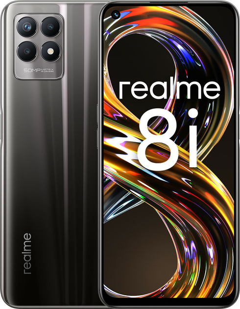 Смартфон Realme 8i 4/64GB Dual Sim Black EU_ – низкие цены, кредит ...