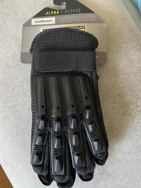 Перчатки Valken Alpha с полными пальцами S Черный - изображение 2