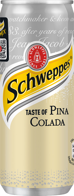 Упаковка безалкогольного напитка Schweppes Pina Colada 0.25 л х 12 ...