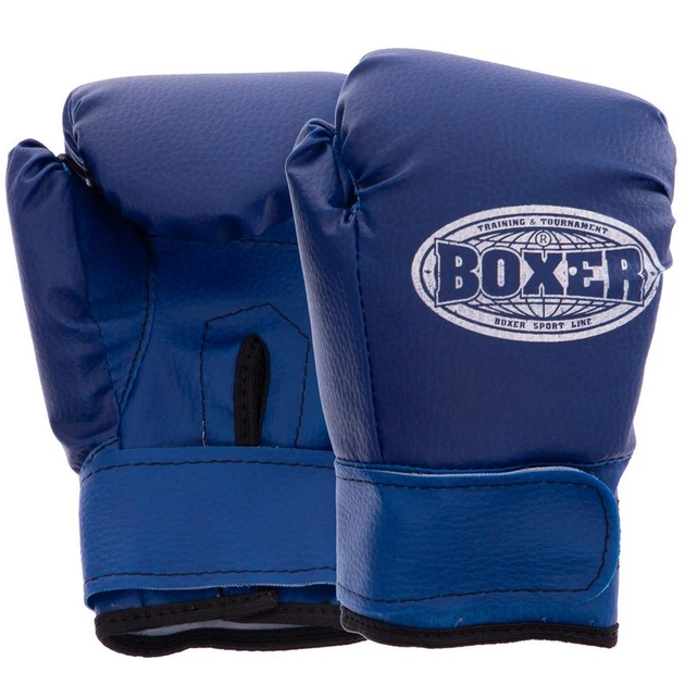 Боксерский набор детский боксерский мешок + перчатки Boxer 1008-2026 Blue-Red - изображение 8