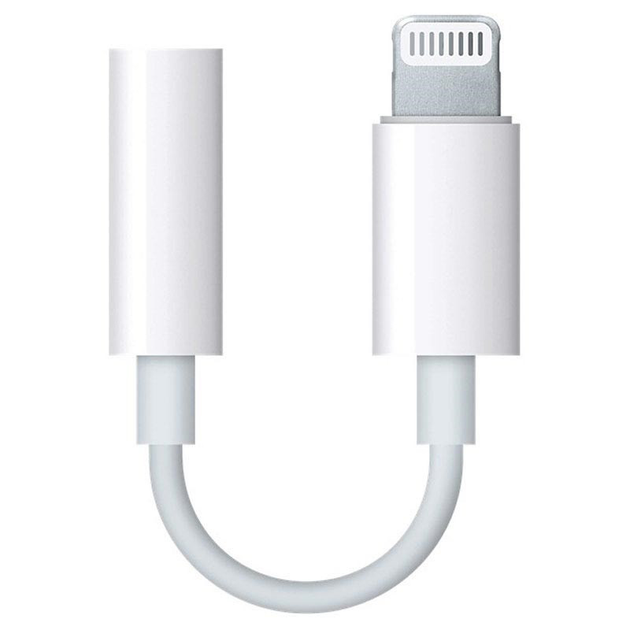 Переходник 2в1 Lightning to 3.5mm DENMEN DU02 Белый – фото, отзывы ...