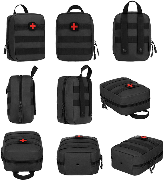 Подсумок - аптечка тактическая EDC Protector Plus A015 black - изображение 2