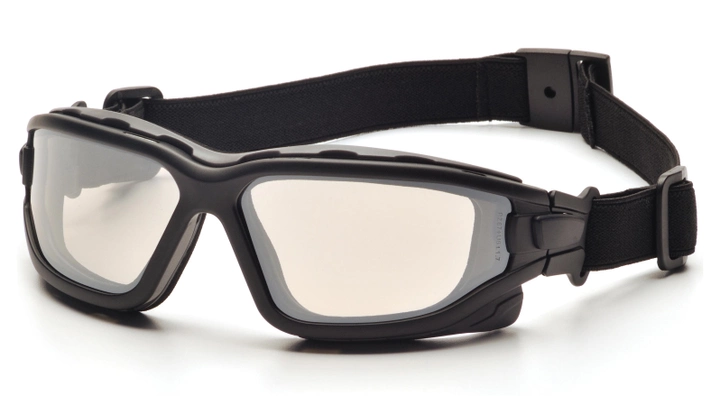 Баллистические очки защитные с уплотнителем Pyramex i-Force XL (Anti-Fog) (indoor/outdoor mirror) зеркальные полутемные - изображение 1