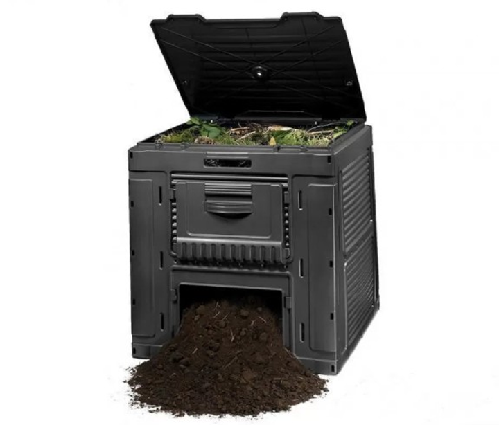 Компостер садовый KETER E-COMPOSTER без дна 470л Черный - изображение 2