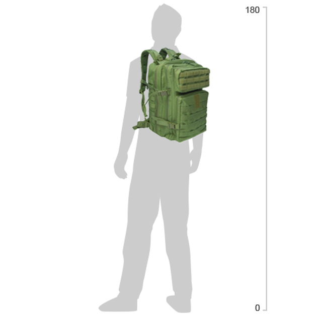 Рюкзак тактичний ArmorStandart Military 45 л Green (ARM62030) - зображення 2