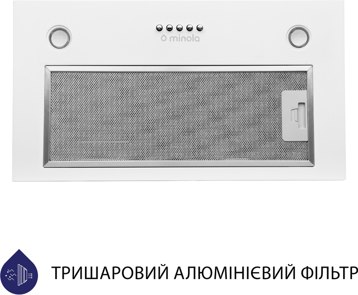 Вытяжка Minola HBI 5827 WH 1200 LED - изображение 2