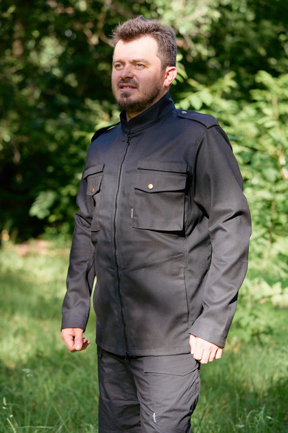 Куртка тактична чоловіча Brotherhood М65 R2D2 чорний весна-осінь бавовна 56-58/182-188 BH-U-JM65R2-B-56-182 - зображення 1