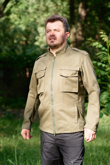 Куртка тактическая мужская Brotherhood М65 R2D2 олива весна-осень хлопок 48-50/182-188 - изображение 1