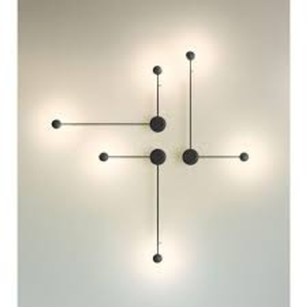 Бра Zambelis 17021 D: 34 H:57 L:4 2x3W LED, 4000K, Material: Metal-Acrylic Available Color: Black Matt - изображение 2