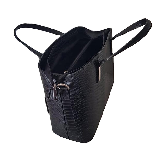 Женская кожаная сумка Italian bags DB9031 black 