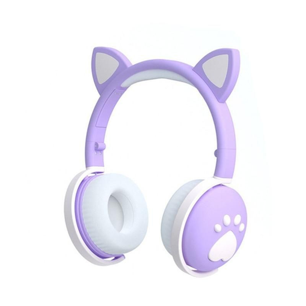 Детские беспроводные Bluetooth наушники "CAT" ВК-1 с кошачьими ушками и ...
