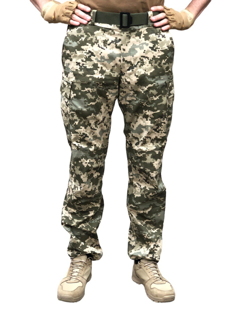 Штаны пиксель зсу Комбат Combat размер 56 рост 173-179, тактические брюки пиксель ММ14 - изображение 1