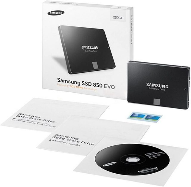 Твердотельный SSD накопитель Samsung 850 EVO 250GB SATA III 2.5" MZ-75E250B/CN - изображение 5