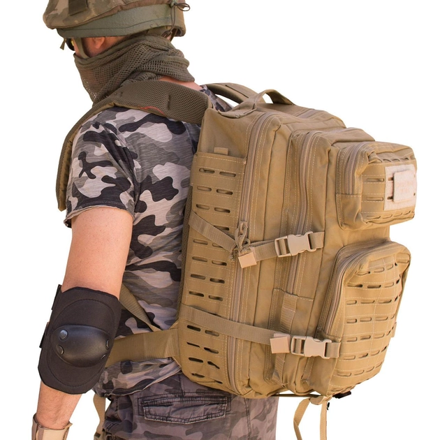 Тактичний рюкзак Військовий Рюкзак Водостійкий Антивігоряючий Міцний рюкзак на 36 л - зображення 1