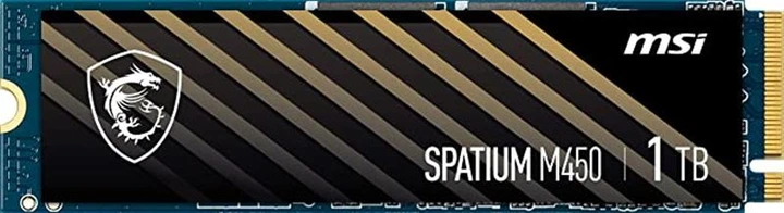 SSD диск MSI Spatium M450 1TB NVMe M.2 PCIe 4.0 TLC 3D NAND (S78