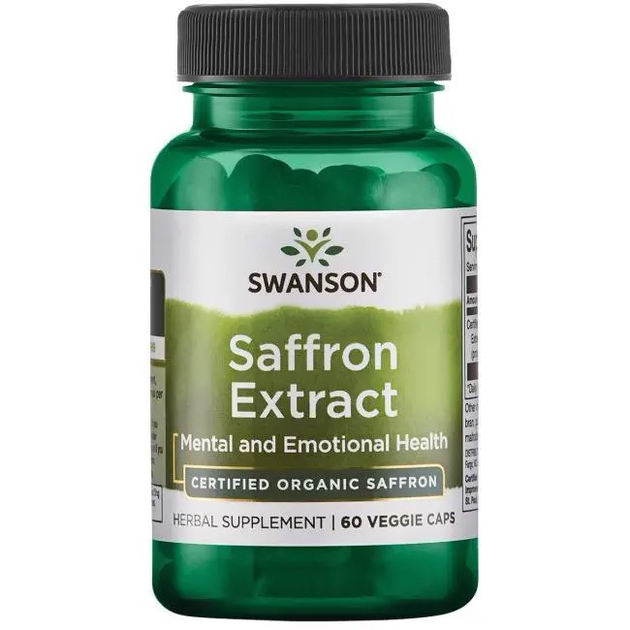 Экстракт шафрана, Swanson, Saffron Extract, 30 мг, 60 капсул (SWH227 ...