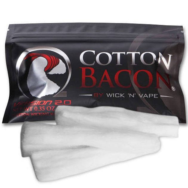 Хлопок для электронных сигарет Cotton Baccon V2 вата для вейпа(CL ...