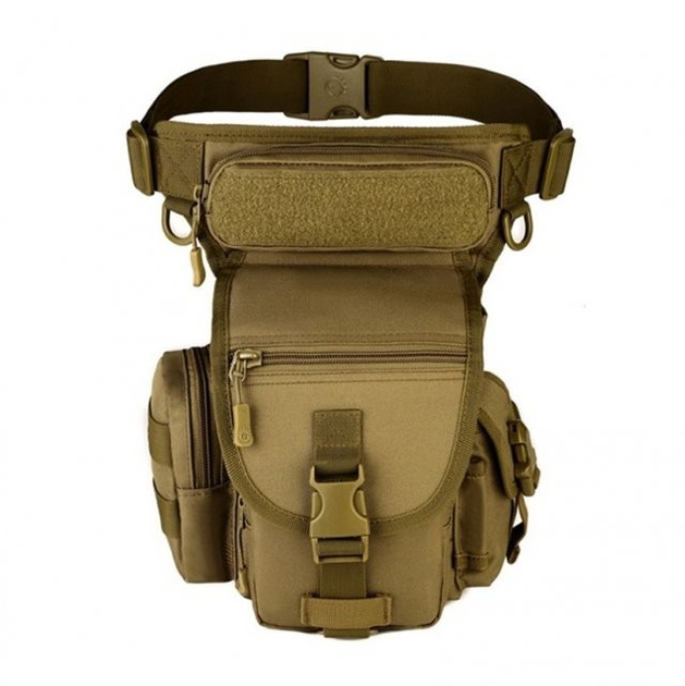 Армійська сумка на стегно Захисник 153 хакі - зображення 2