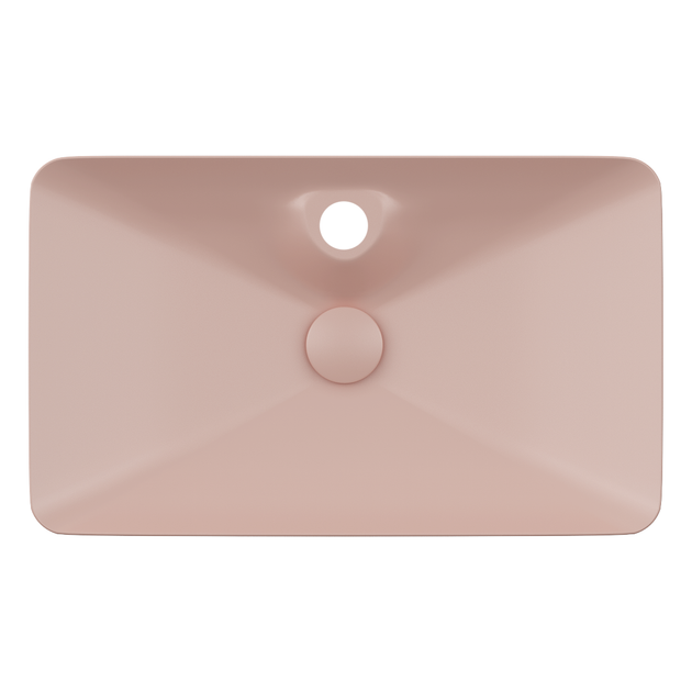Умывальник накладной DiMARCO MORETTA DM2F002MS 644x395 розовый матовый (DM2F002MS) - изображение 3