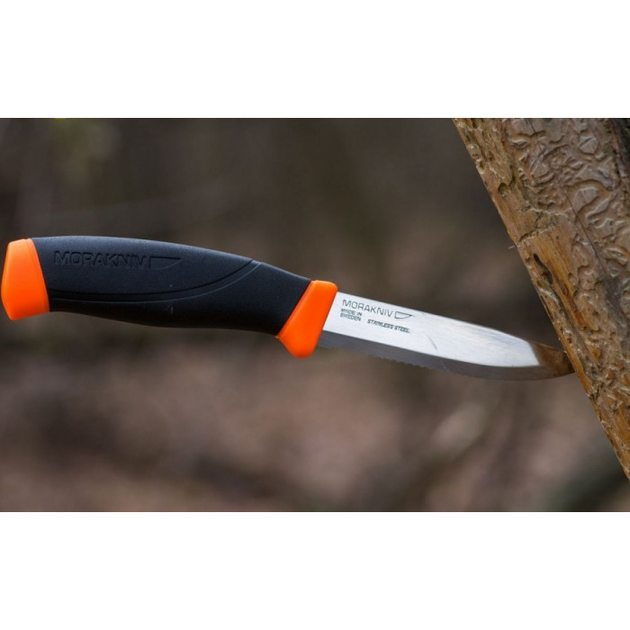 Нож Morakniv Companion Orange stainless steel оранжевый - изображение 2