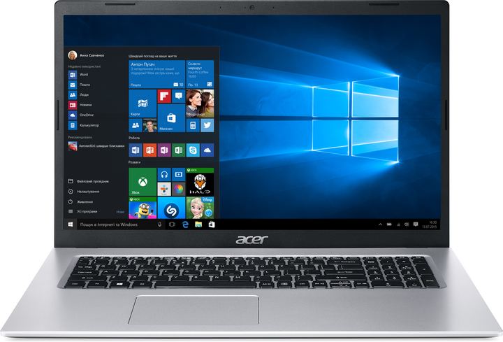 Ноутбук Acer Aspire 3 A317 53 57fk Nx Ad0aa 005 Pure Silver фото