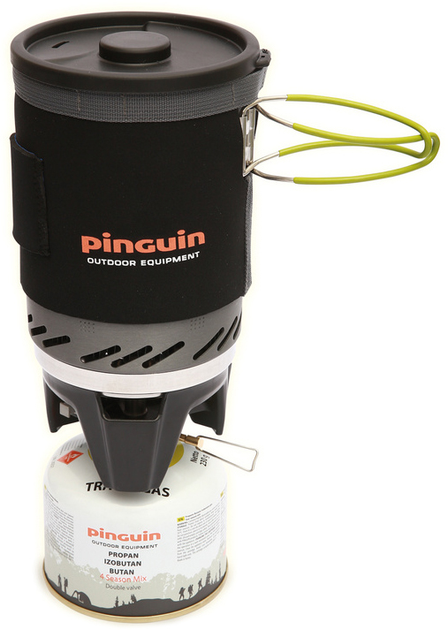 Газовий пальник Pinguin Aura 1150 Вт Black (PNG 632.Black) - зображення 1