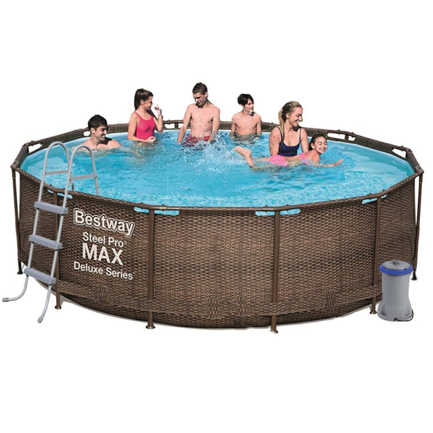 Каркасный бассейн Bestway 56709 (366-100 см), 9150 л – фото, отзывы ...