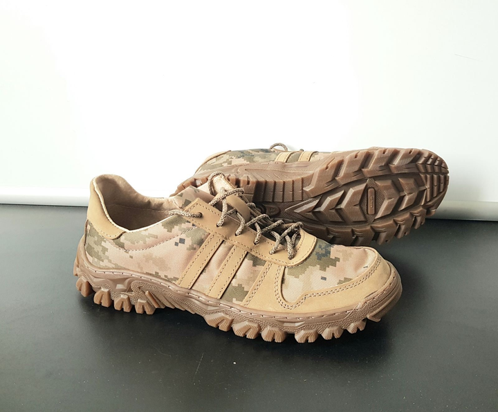 Кроссовки летние тактические, обувь для военных KROK K1, 39 размер, хаки, 03.39 - изображение 2