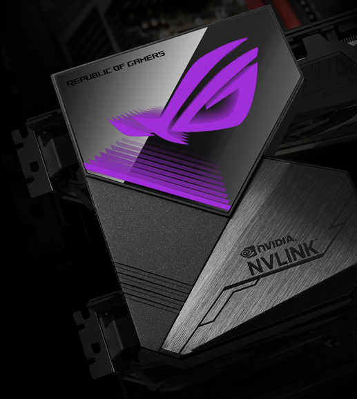 Міст для відеокарт ASUS ROG GeForce RTX NVLink RGB 4-slot (ROG-NVLINK-4) - зображення 4