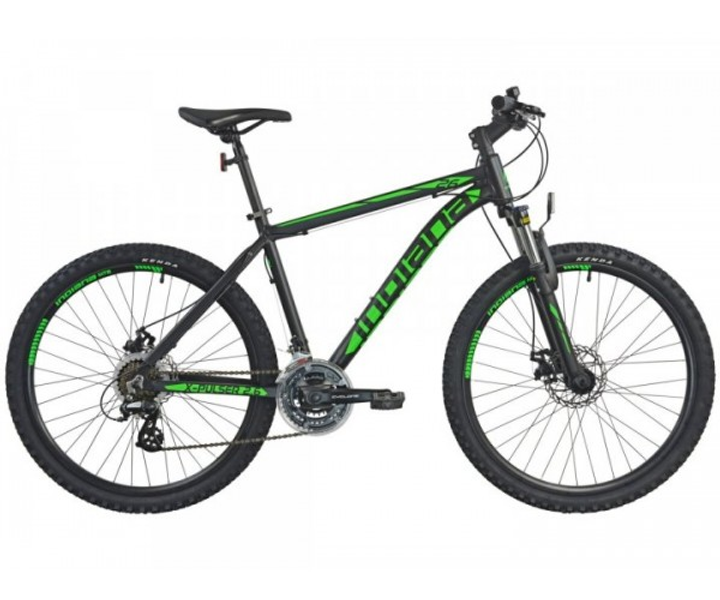 Black and 2024 green mtb