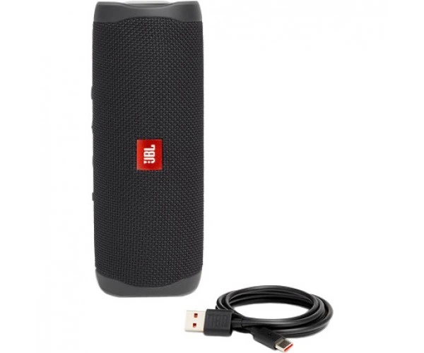 Портативная колонка JBL Flip 5 Black (JBLFLIP5BLK) – фото, отзывы