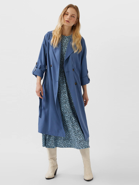 Тренч женский Stradivarius XAZ275368AFYW XS Синий (DD8000006342014) – в ...