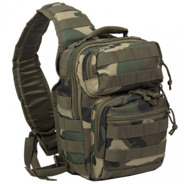 Тактичний Рюкзак Mil-Tec One Strap Assault 10 л 300 х 220 х 130 мм Камуфляж - зображення 1