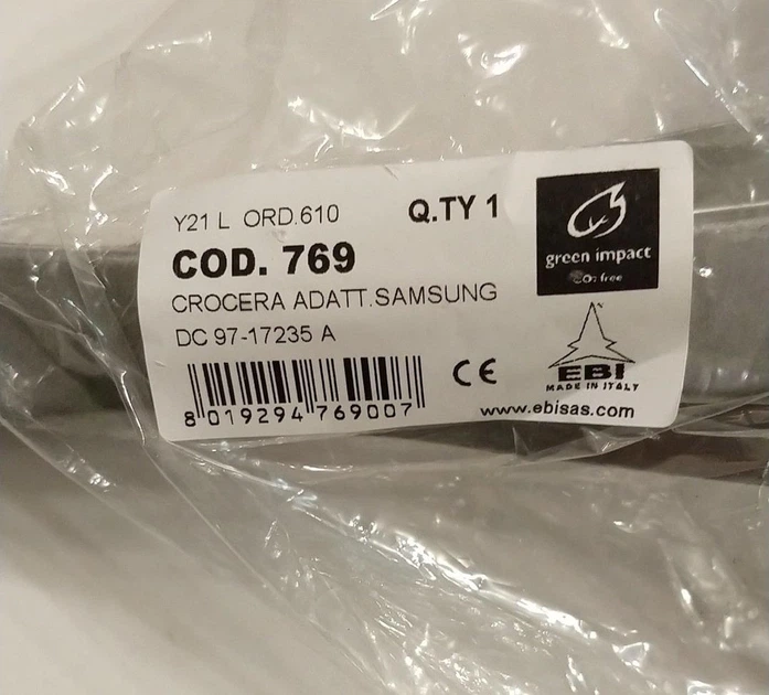 Хрестовина барабана EBI 769 для пральної машини Samsung DC97-17235A - зображення 6