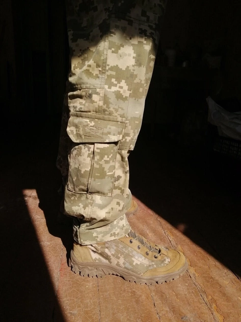 Кєди літні тактичні полегшені, взуття для військових KROK KT2, 42 розмір, хакі, 02.42 - зображення 2