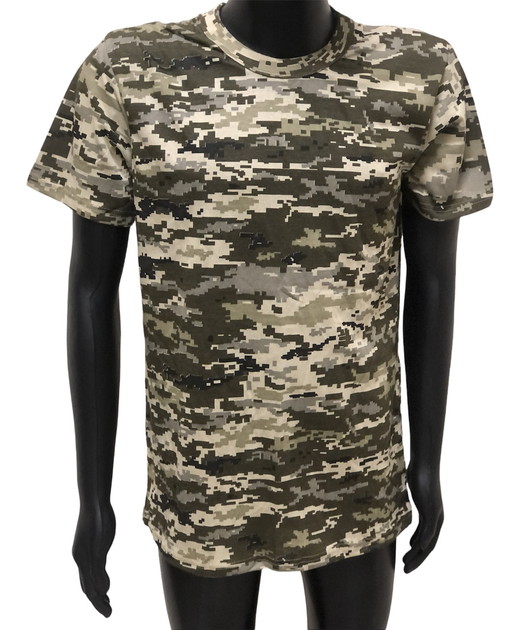 Футболка ЗСУ піксель ММ14, військова тактична чоловіча футболка розмір 54 - зображення 2