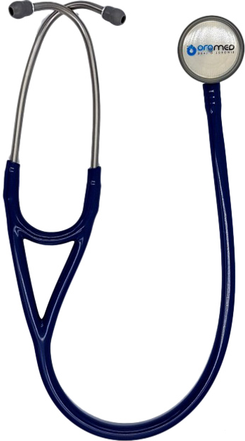 Стетоскоп кардиологический двусторонний Oromed ORO SF-501 Blue (5907222589267_blue) - изображение 1
