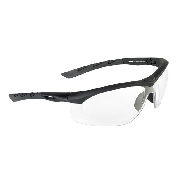 Очки баллистические Swiss Eye Lancer прозрачное стекло черные - изображение 1