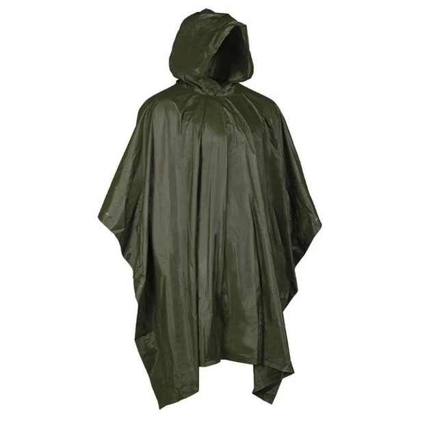 Пончо дощовик військовий Mil-Tec Wet Weather One Size оливковий (МВ-000940) - зображення 1