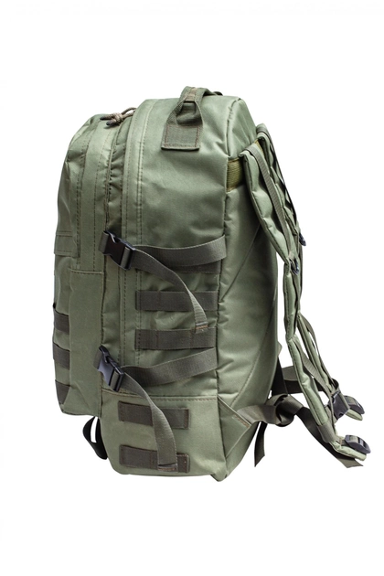 Тактичний похідний міцний рюкзак 40 літрів колір Олива Хакі 161-2 MS - зображення 2