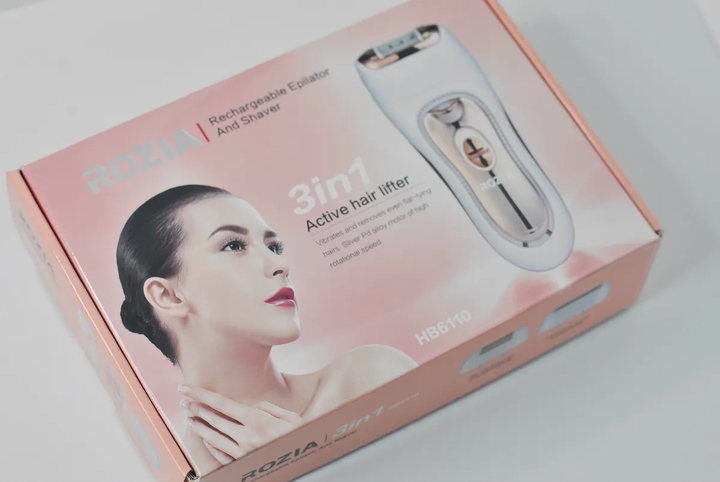 Женская электробритва эпилятор Rozia 3в1 HB6110 для бикини ног эпилятор с бритвенной насадкой - Фото 6 Женская электробритва эпилятор Rozia 3в1 HB6110 для бикини ног эпилятор с бритвенной насадкой - изображение 6