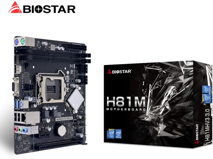 Płyta główna Biostar H81MHV3 3.0 (s1150, Intel H81, PCI-Ex16) - obraz 4