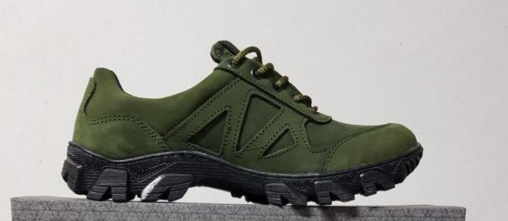 Тактичні Кросівки Armos Full Leather Green (ARMOS-013-GN-46) - зображення 1
