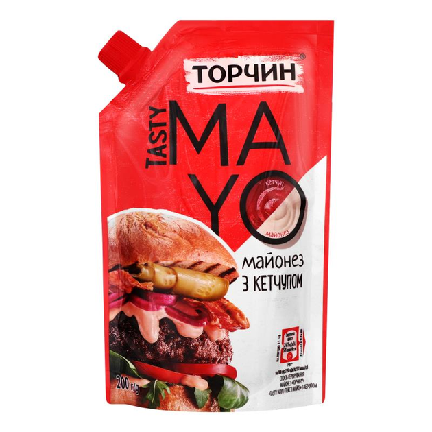 Майонез Торчин Tasty Mayo з кетчупом , 200 г (7613039760352) – купить в ...